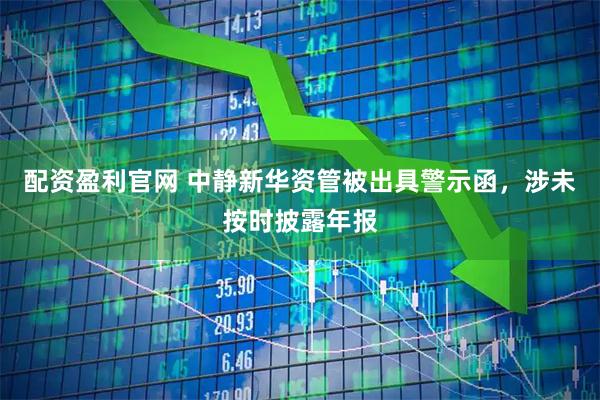 配资盈利官网 中静新华资管被出具警示函，涉未按时披露年报